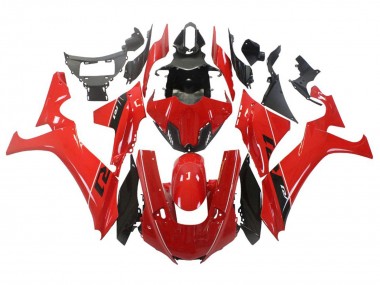 Affordable 2020-2025 Yamaha YZF 1000 R1 Motorcycle Fairing - Red White Glossy Black