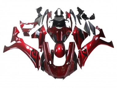 Affordable 2020-2025 Yamaha YZF 1000 R1 Motorcycle Fairings - Red White Black Stripe
