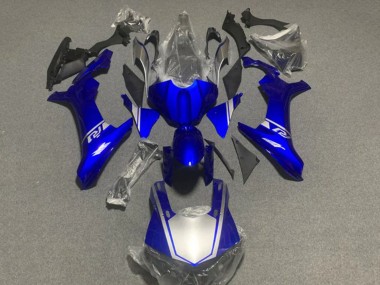 Affordable 2020-2025 Yamaha YZF 1000 R1 Motorcycle Fairings - Blue Silver