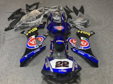 Affordable 2020-2025 Yamaha YZF 1000 R1 Motorcycle Fairings - Blue White Black Red Pata