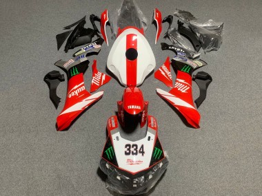 Affordable 2020-2025 Yamaha YZF 1000 R1 Motorcycle Fairing - White Red Black Green Monster Milwaukee