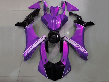 Affordable 2020-2025 Yamaha YZF 1000 R1 Motorcycle Fairings - Purple Silver Glossy Black