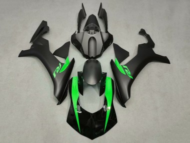 Affordable 2020-2025 Yamaha YZF 1000 R1 Motorcycle Fairings - Glossy Black Matte Black Green