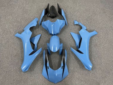 Affordable 2020-2025 Yamaha YZF 1000 R1 Motorcycle Fairings - Light Blue Glossy Black