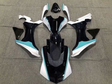 Affordable 2020-2025 Yamaha YZF 1000 R1 Motorcycle Fairing - White Blue Glossy Black
