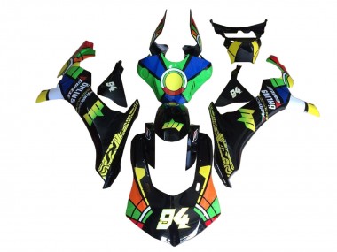 Affordable 2020-2025 Yamaha YZF 1000 R1 Motorcycle Fairings - Blue Green Yellow Red Black Color Wheel 94