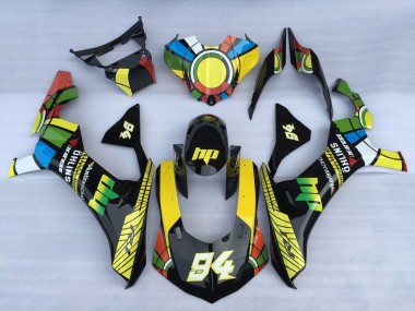 Affordable 2020-2025 Yamaha YZF 1000 R1 Motorcycle Fairings - White Blue Green Yellow Black Color Wheel 94