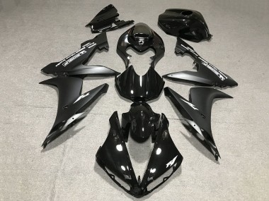 Affordable 2004-2006 Yamaha YZF 1000 R1 Motorcycle Fairings - Glossy Black Matte Black