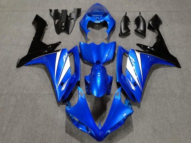 Affordable 2007-2008 Yamaha YZF 1000 R1 Motorcycle Fairing - Blue White Black