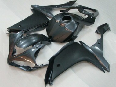 Affordable 2007-2008 Yamaha YZF 1000 R1 Motorcycle Fairing - Dark Silver Matte Black