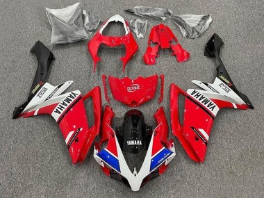 Affordable 2007-2008 Yamaha YZF 1000 R1 Motorcycle Fairings - Red White Blue Black