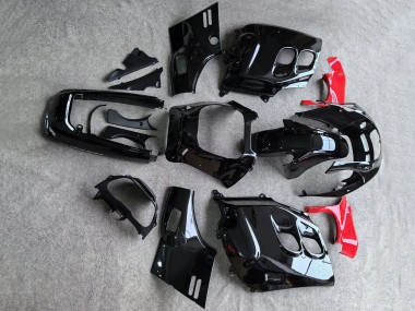 Affordable 1987-1988 Honda CBR1000F Hurricane Motorcycle Fairings - Glossy Black Red