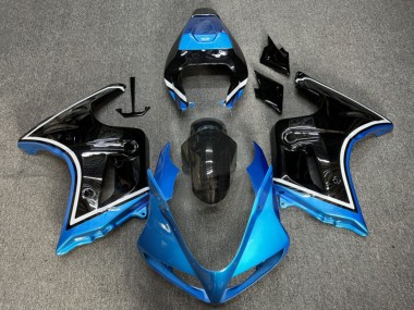 Affordable 2003-2013 Suzuki SV650 Motorcycle Fairings - Glossy Blue Black