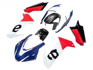 Affordable 2020-2024 Aprilia RS660 Motorcycle Fairings - White Blue Red