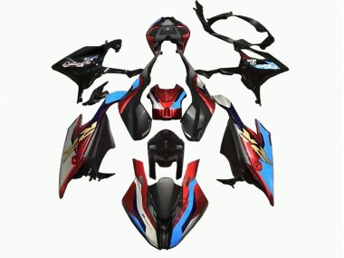 Affordable 2019-2022 BMW S1000RR Motorcycle Fairing - Black Blue Red Gold