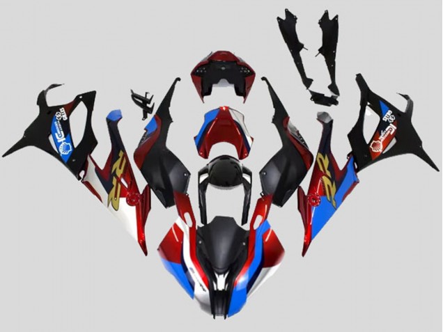 2019-2022 BMW S1000RR Motorcycle Fairings - Black Blue Red Gold