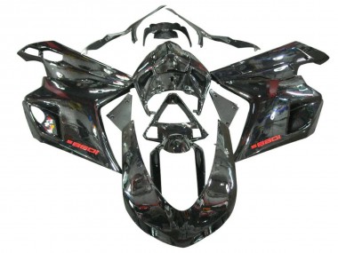 Affordable 2007-2014 Ducati 1098 Motorcycle Fairings - Glossy Black
