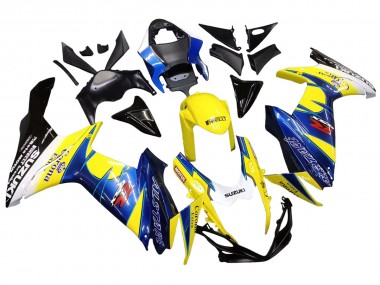 Affordable 2011-2024 Suzuki GSXR 600/750 Motorcycle Fairings - Yellow Blue White Black Corona Extra Alstare