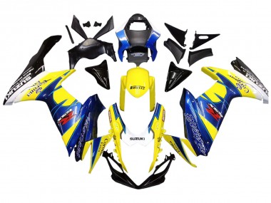 Affordable 2011-2024 Suzuki GSXR 600/750 Motorcycle Fairings - Yellow Blue White Black Corona Extra Alstare