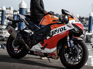 Affordable 2017-2023 Honda CBR1000RR Motorcycle Fairings - Orange White Red Glossy Black Repsol Red Bull