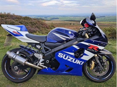 Affordable 2004-2005 Suzuki GSXR 600 Motorcycle Fairings - Blue White Red