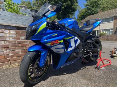 Affordable 2009-2016 Suzuki GSXR 1000 Motorcycle Fairings - Blue Green White