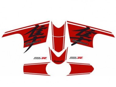 Affordable 2008-2020 Suzuki GSXR 1300 Hayabusa Motorcycle Fairing - Glossy Black Red