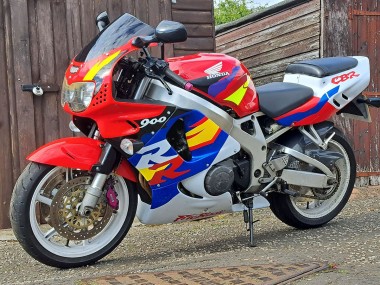 Affordable 1996-1997 Honda CBR900RR 893 Motorcycle Fairings - White Red Blue Yellow