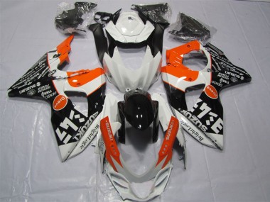 Affordable 2009-2016 Suzuki GSXR 1000 Motorcycle Fairings - White Orange Black Bright Logic