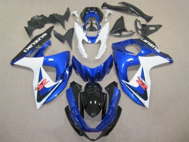 Affordable 2009-2016 Suzuki GSXR 1000 Abs Fairings - White Blue Black
