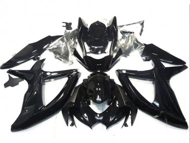 Affordable 2008-2010 Suzuki GSXR 750 Motorcycle Fairings - Glossy Black