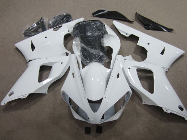 2000-2001 Yamaha YZF R1 Motorcycle Fairings - Glossy White