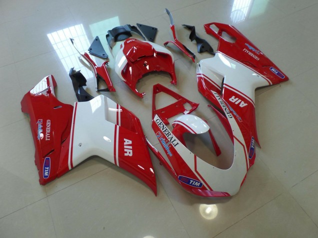 Air Red and White 07-14 Ducati Ducati 848 1098 1198 Fairings