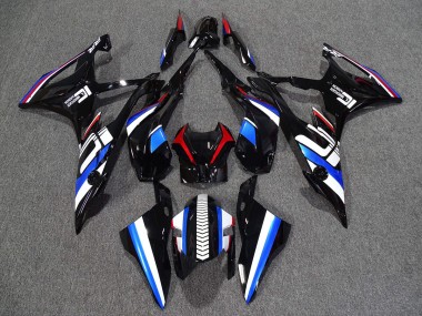 Alien Blue and White 09-14 BMW S1000RR Fairings