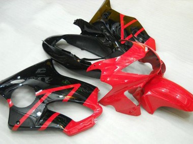 Black Red 99-00 Honda CBR600 F4 Fairings
