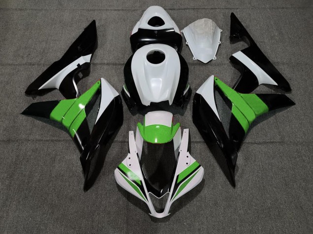 Black White and Green 07-08 Honda CBR600RR Fairings Black White and Green 07-08 Honda CBR600RR Fairings