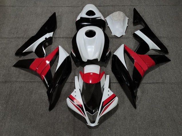 Black White and Red 07-08 Honda CBR600RR Fairings Black White and Red 07-08 Honda CBR600RR Fairings