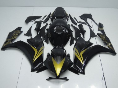Black and Gold 12-16 Honda CBR1000RR Fairings