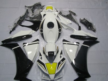Black and White 12-16 Honda CBR1000RR Fairings