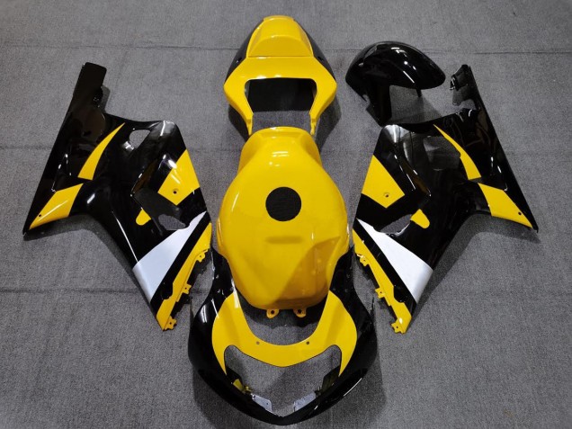 Black and Yellow 01-03 Suzuki GSXR 600-750 Fairings Black and Yellow 01-03 Suzuki GSXR 600-750 Fairings