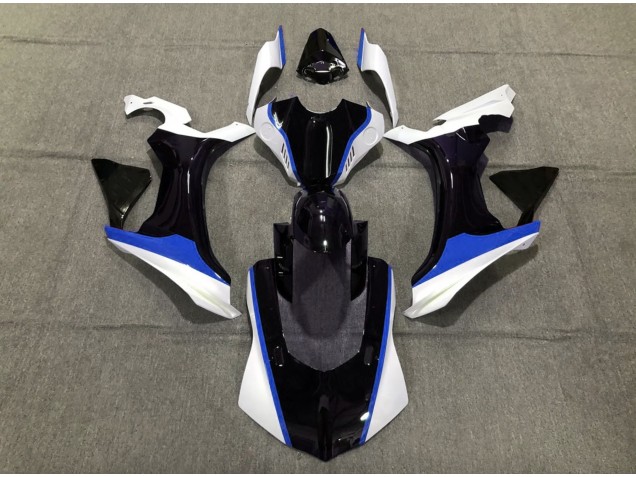 Blue Black and White 15-19 Yamaha R1 Fairings Blue Black and White 15-19 Yamaha R1 Fairings