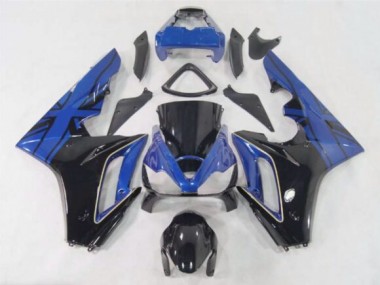 Blue Flag / Black 06-08 Triumph Daytona 675 Fairings