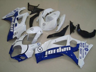 Blue Jordan 07-08 Suzuki GSXR 1000 Fairings