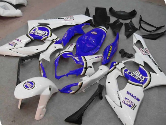 Blue Lucky Strike 05-06 Suzuki GSXR 1000 Fairings Blue Lucky Strike 05-06 Suzuki GSXR 1000 Fairings