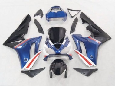 Blue / Red and White 06-08 Triumph Daytona 675 Fairings