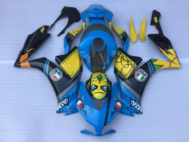Blue Shark Teeth 12-16 Honda CBR1000RR Fairings