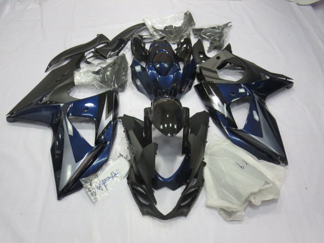 Blue Silver and Black 09-16 Suzuki GSXR 1000 Fairings Blue Silver and Black 09-16 Suzuki GSXR 1000 Fairings