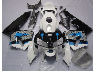 Blue Splatter 05-06 Honda CBR600RR Fairings