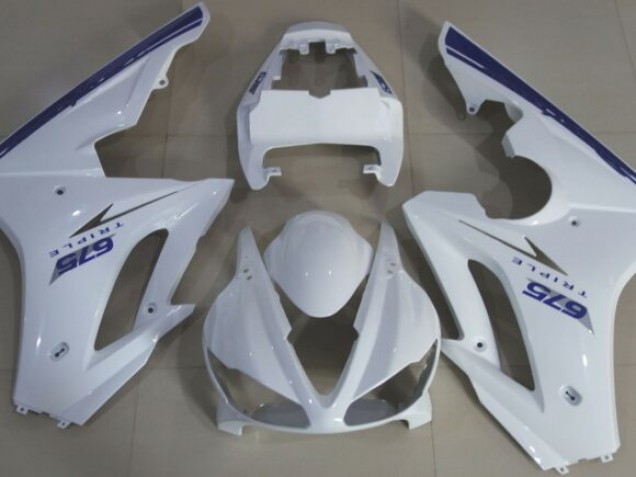 Blue White OEM Style 09-12 Triumph Daytona 675 Fairings Blue White OEM Style 09-12 Triumph Daytona 675 Fairings