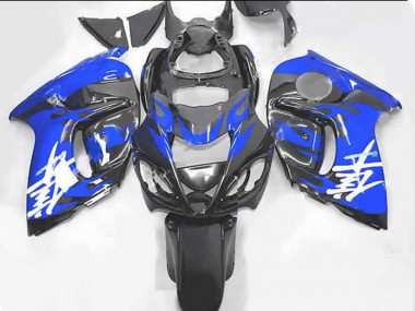 Blue and Grey 08-20 Suzuki GSXR 1300 Hayabusa Fairings